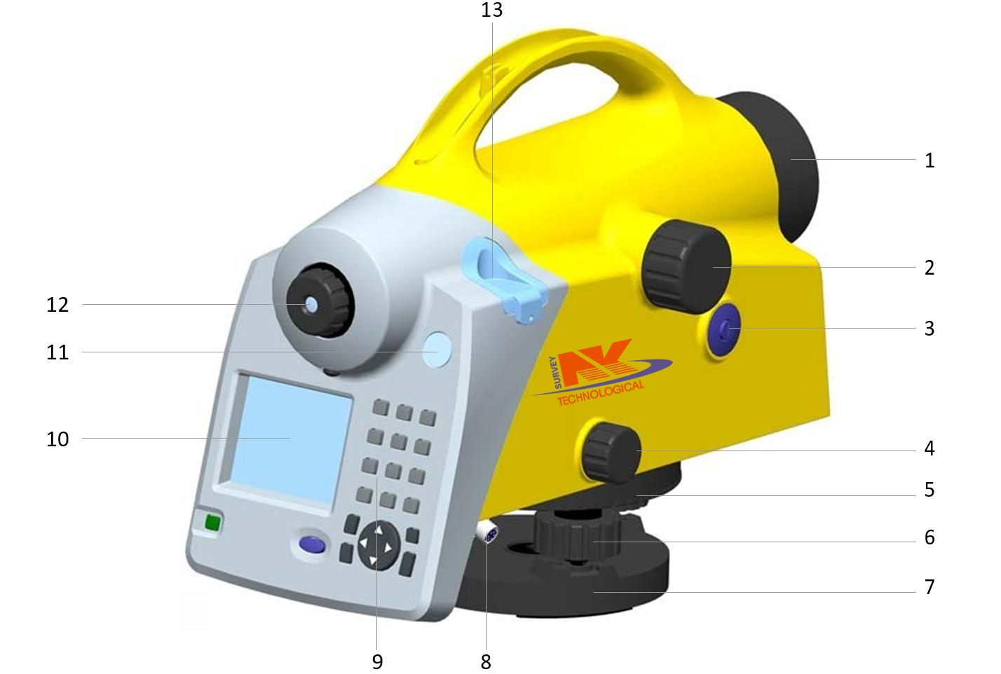 Hướng dẫn sử dụng máy thủy bình điện tử Trimble Dini 03
